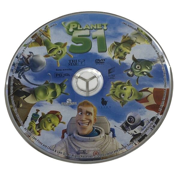 Planet 51 - Family Animation starring Dwayne Johnson DVD 2009 TRI STAR Kids - Picture 11 of 16